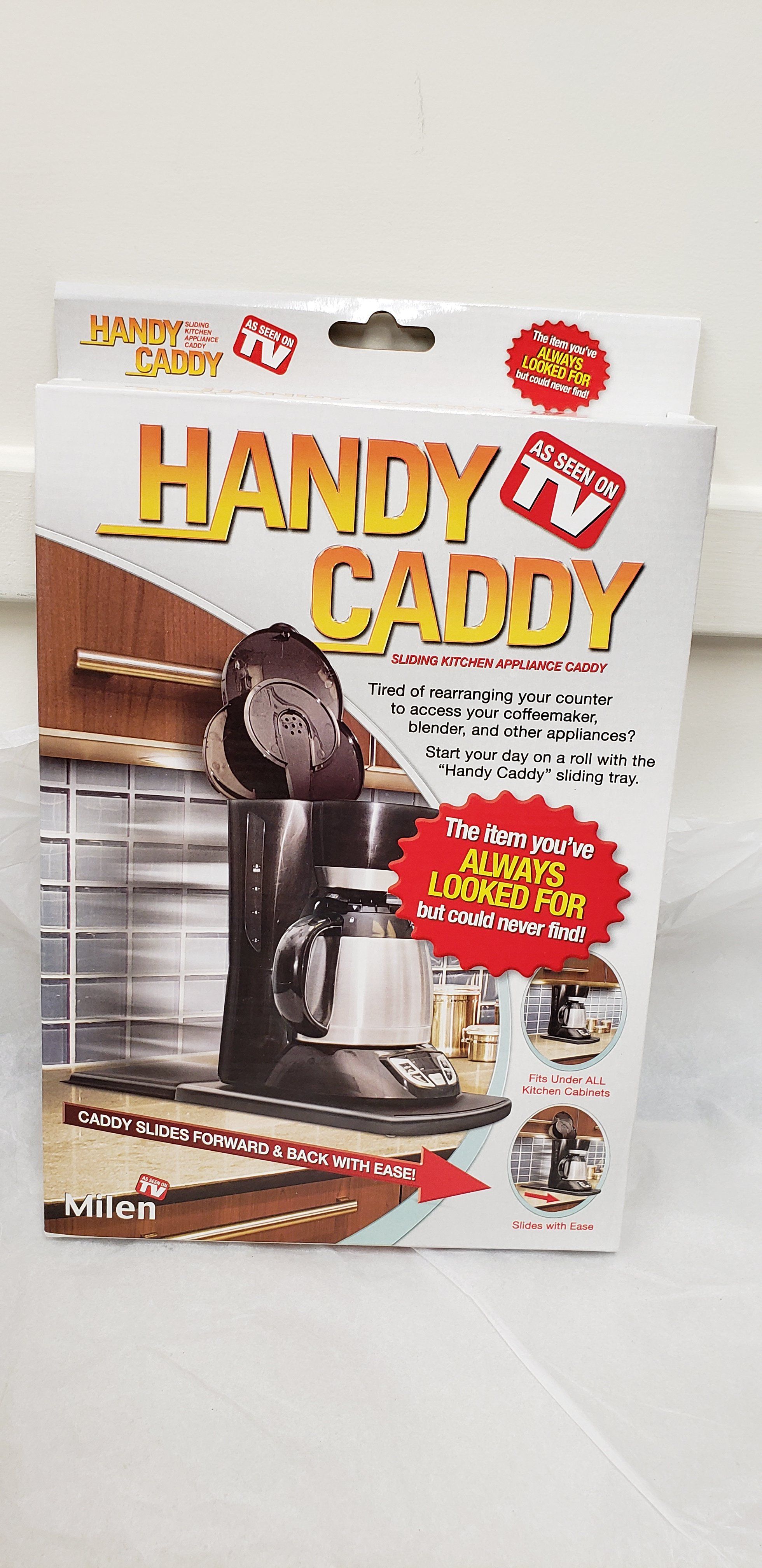Handy Caddy Sliding Kitchen Appliance Caddy AS SEEN ON TV
