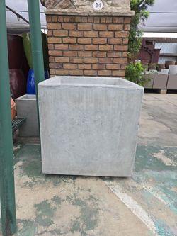 36X36X36 CONCRETE CEMENT CUBE PLANTERS $600 EACH