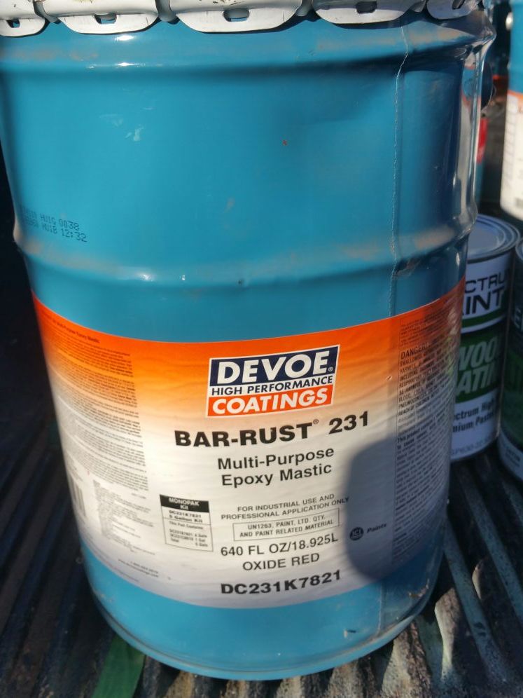 Devoe bar rust 231 sale