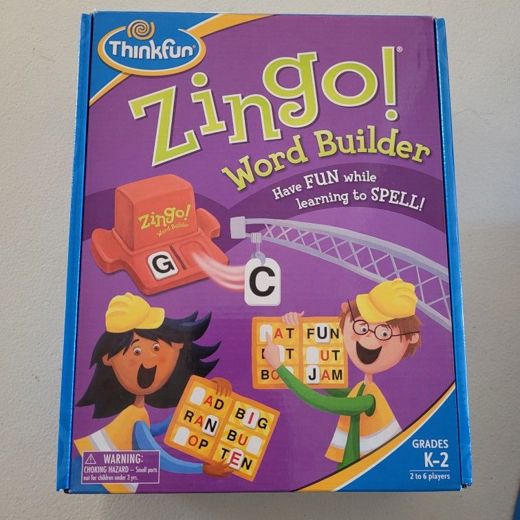 Zingo! Word Building Bingo Game