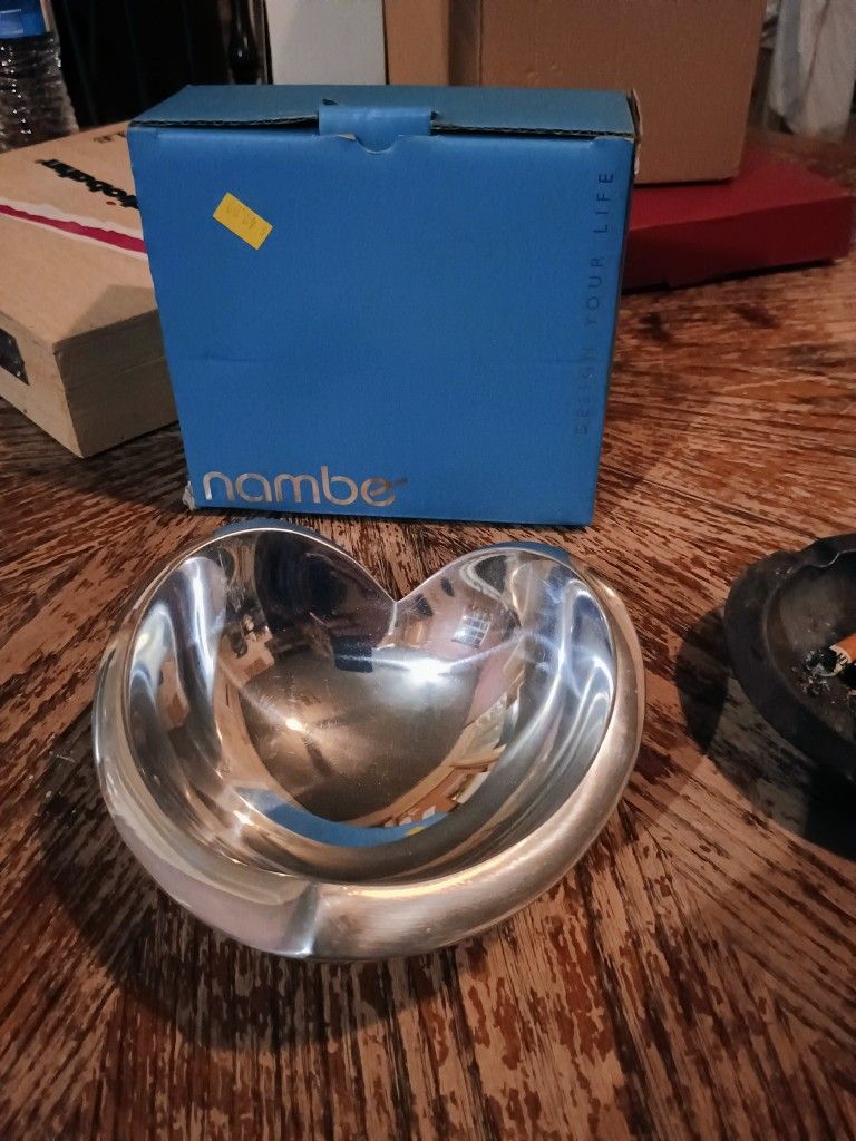 Nambe' Love Bowl 542 By Sean O'Hara