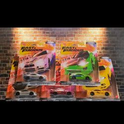 Hot Wheels Retro Entertainment Fast & Furious Set of 5  $60 firm price
All cars are sold together not separately thanks 