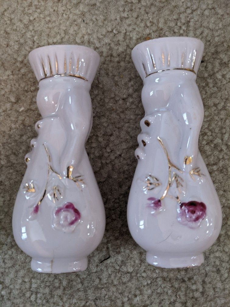 Pair of Petite Vases with Japan Markings