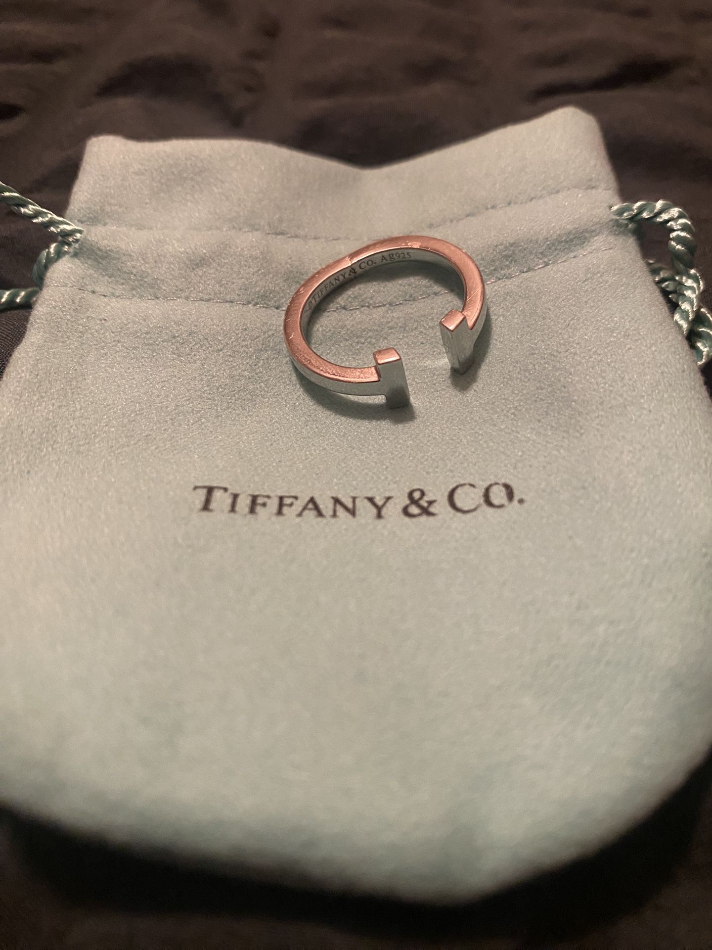 Tiffany T Square Ring in Silver | Tiffany & Co.