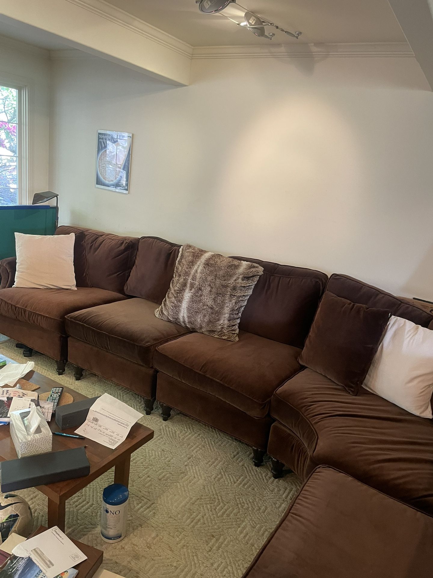 Espresso Family Couch