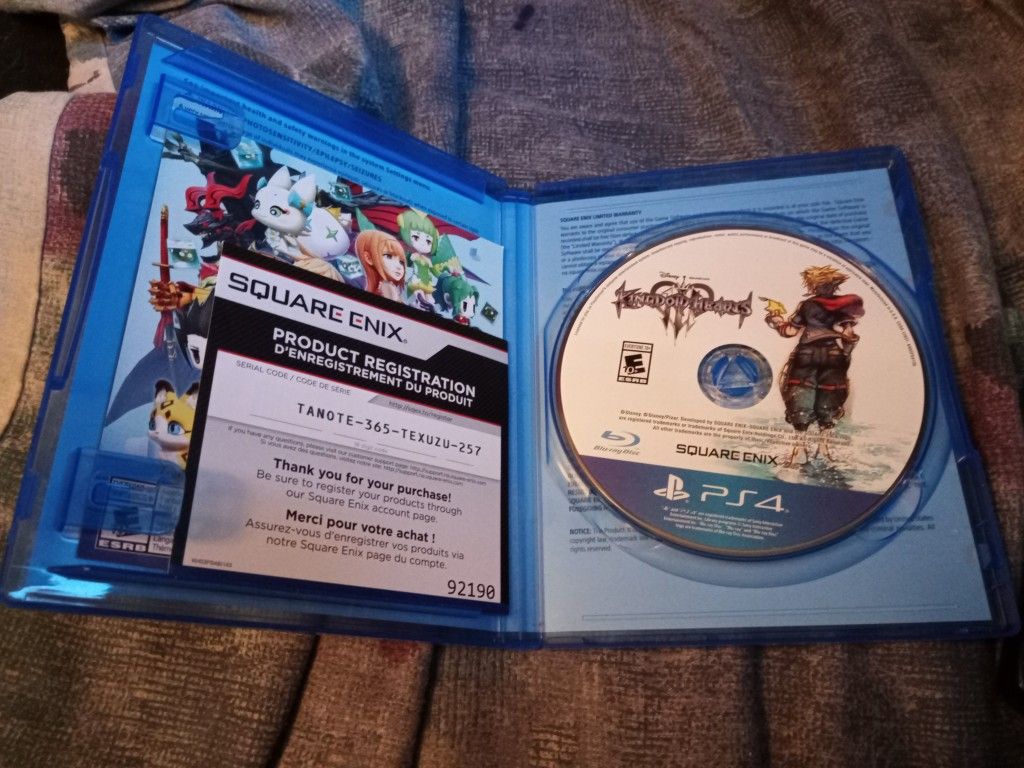 Kingdom hearts 3 for the ps4