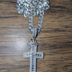 "King"  Cross Pendant