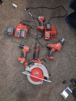 Milwaukee Cordless Power Tool Set