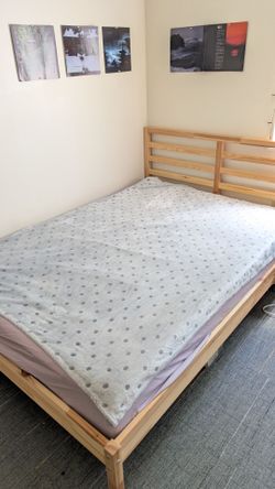 Tarva IKEA bedframe pine full size