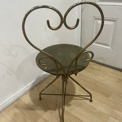 Vintage Swivel Vanity Chair