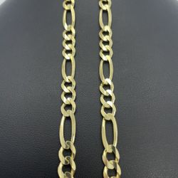Gold Chain Figaro Style Solid New