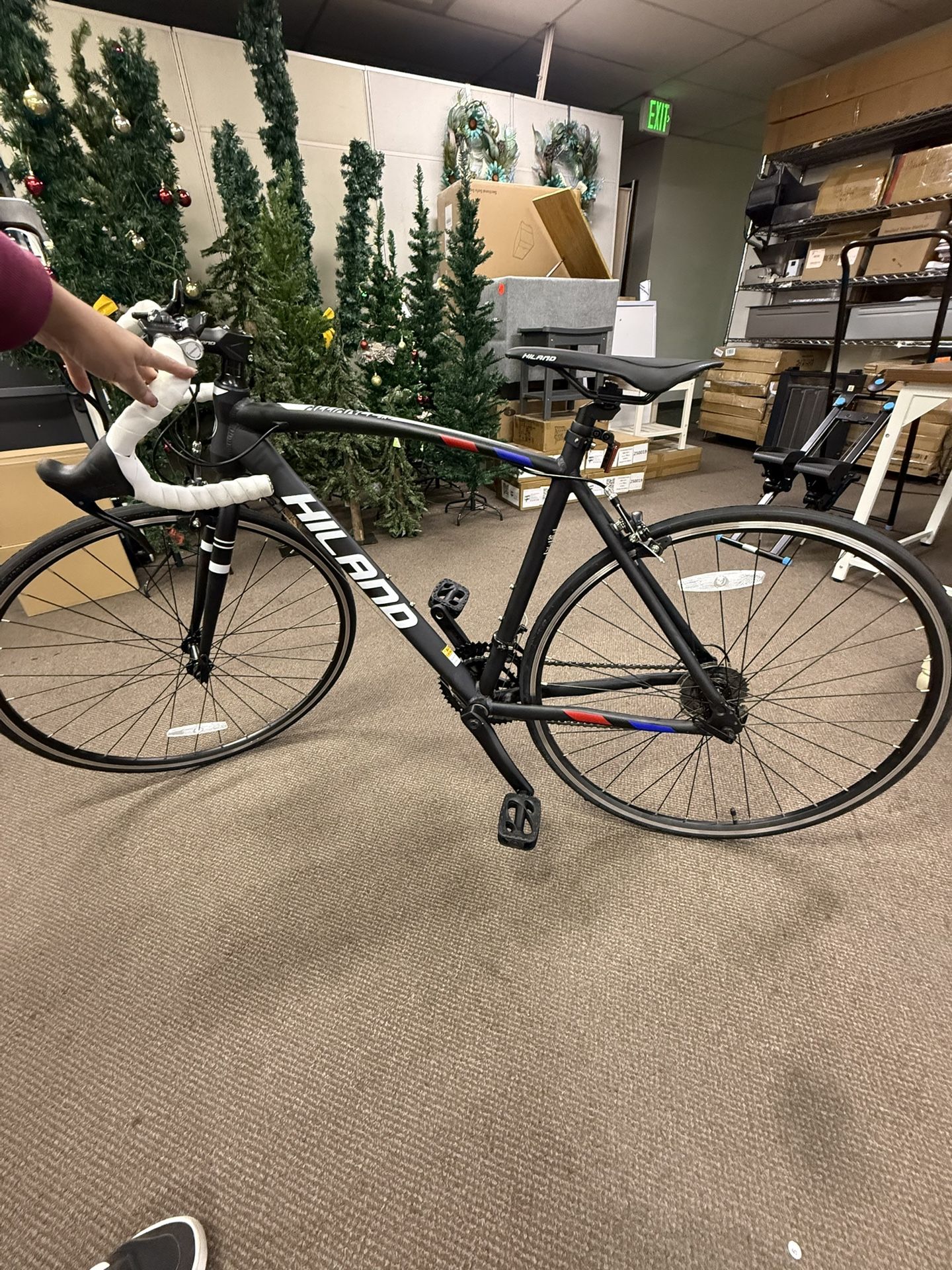 Hiland Road Bike,Shimano 14 Speeds,Light Weight Aluminum Frame,700C Racing Bike for Men