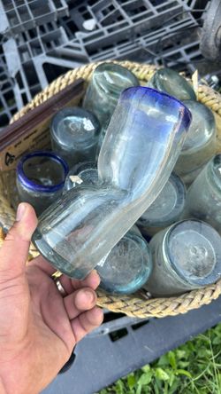 12 Vasos De Cristal, Hecho En Mexico