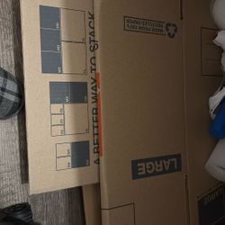 Selling New Moving Boxes Different Different Sizes(total 7) - Large , Medium , Small And Extra Small