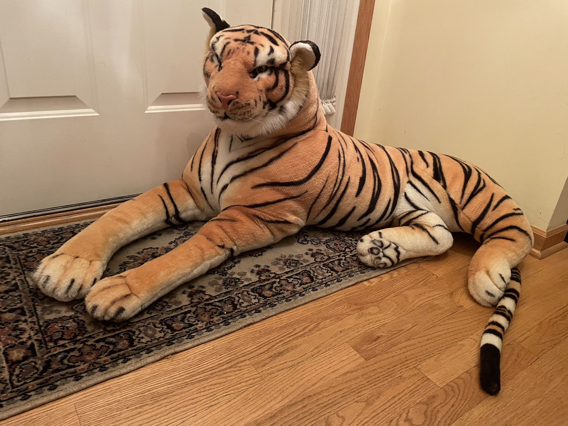 Stuffed Animal Tiger 55” Long