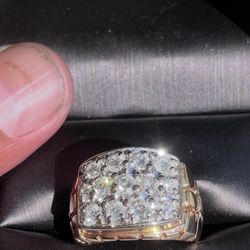 Jewelry  Men’s Size 10  14 K Diamond Ring