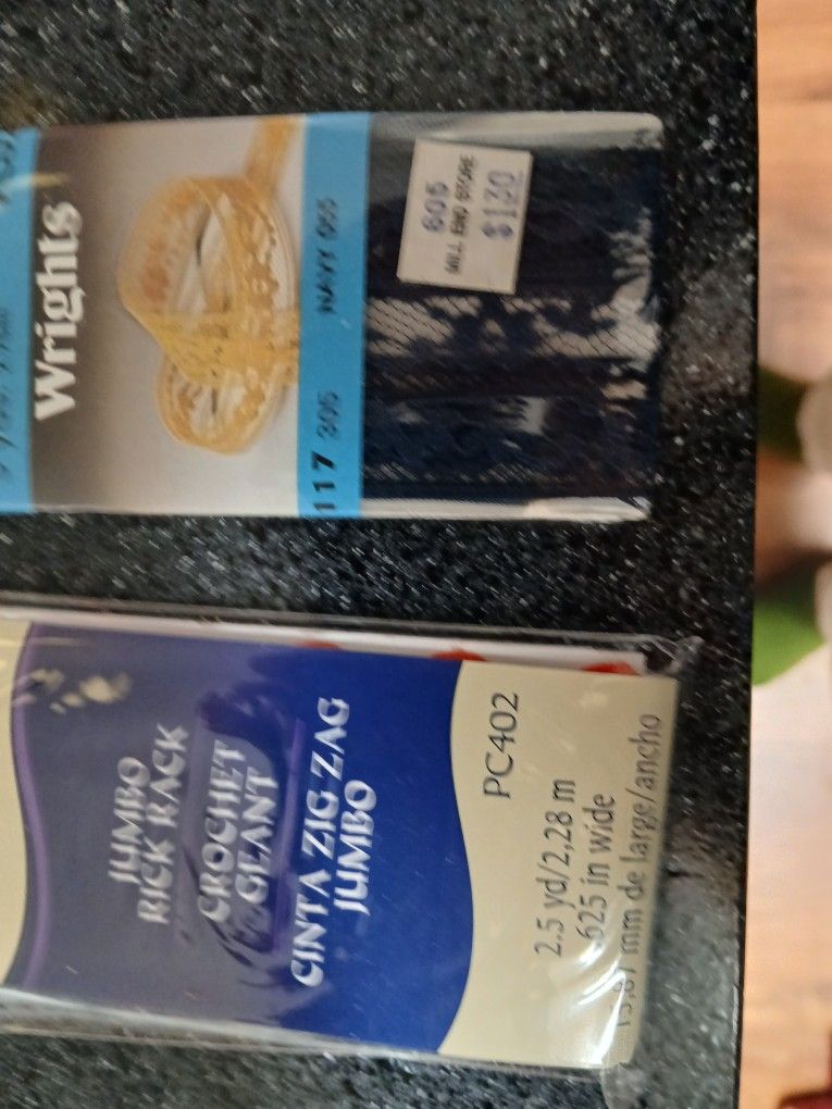 Jumbo And Regular Rick Rack And Seam Binding