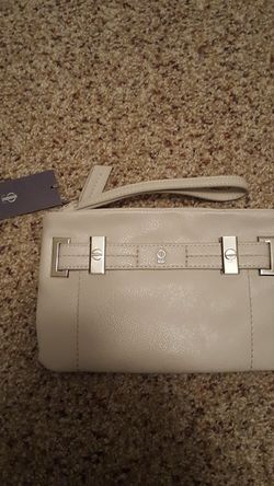 Leather Jennifer Lopez wristlet