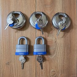 Abus 41/45 Padlock 24/70 Disc Lock Keyed Alike