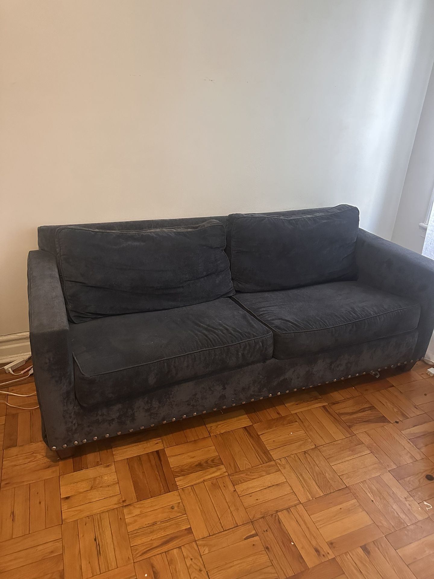 Sofa With Queen Sized Pull Out Bed. Mattress Included