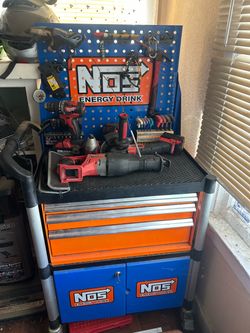 Nos energy drink toolbox, extremely rare