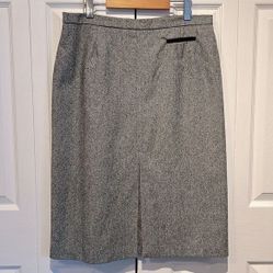 Lana Lee Canada Vintage Wool Blend Lined Skirt Size 16