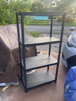 4 Tier Shelf Organizer For Storage, Garage Or Laundry