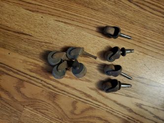 Antique dresser wheels