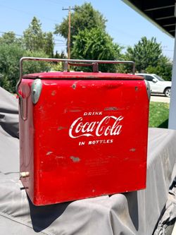 COCA COLA VINTAGE ICE CHEST