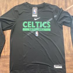 Boston Celtics Adult XL Dri-Fit  LONG SLEEVE -NWT