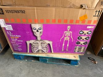 Home Accents Holiday 12 ft Giant Skeleton with LifeEyes LCD