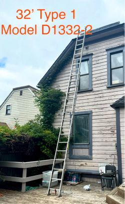 Werner 32ft & Cuprum 16ft Aluminum Extension Ladders (Lair Hill)