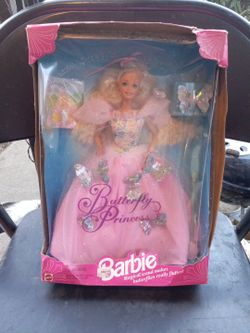 Vintage Barbie Butterfly Princess Doll in Box