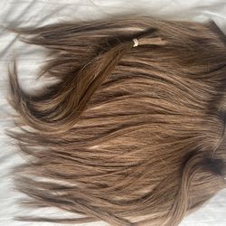 Human hair with 51.25 inches wide and 15 inches in length