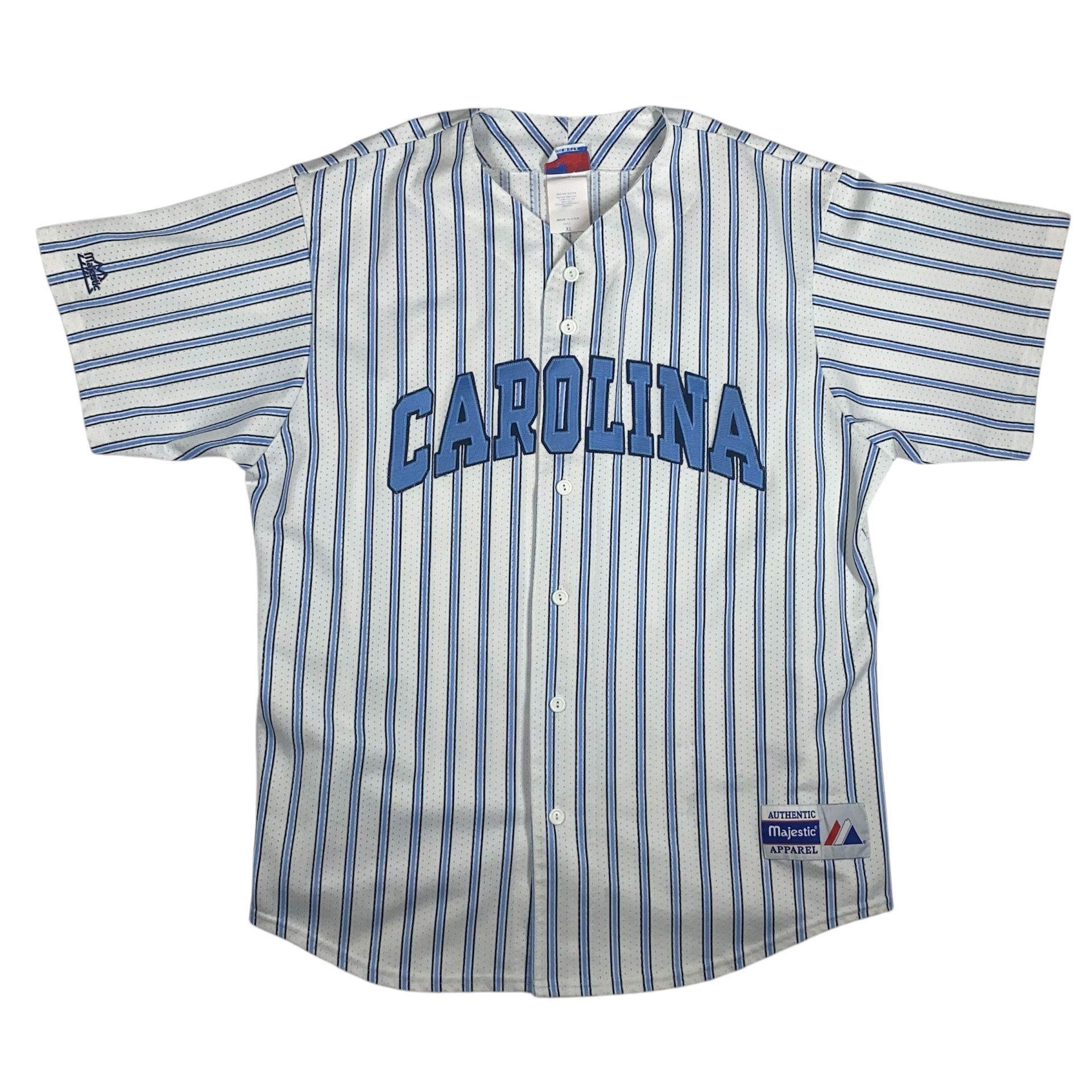 Vintage North Carolina Majestic Baseball Jersey Size XL