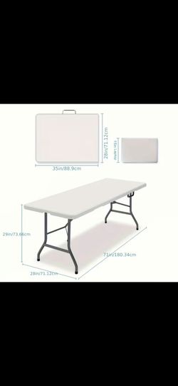 6FT Folding Table