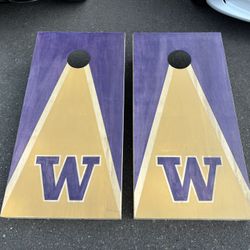 UW Huskies Cornhole Boards GRADUATION GIFT