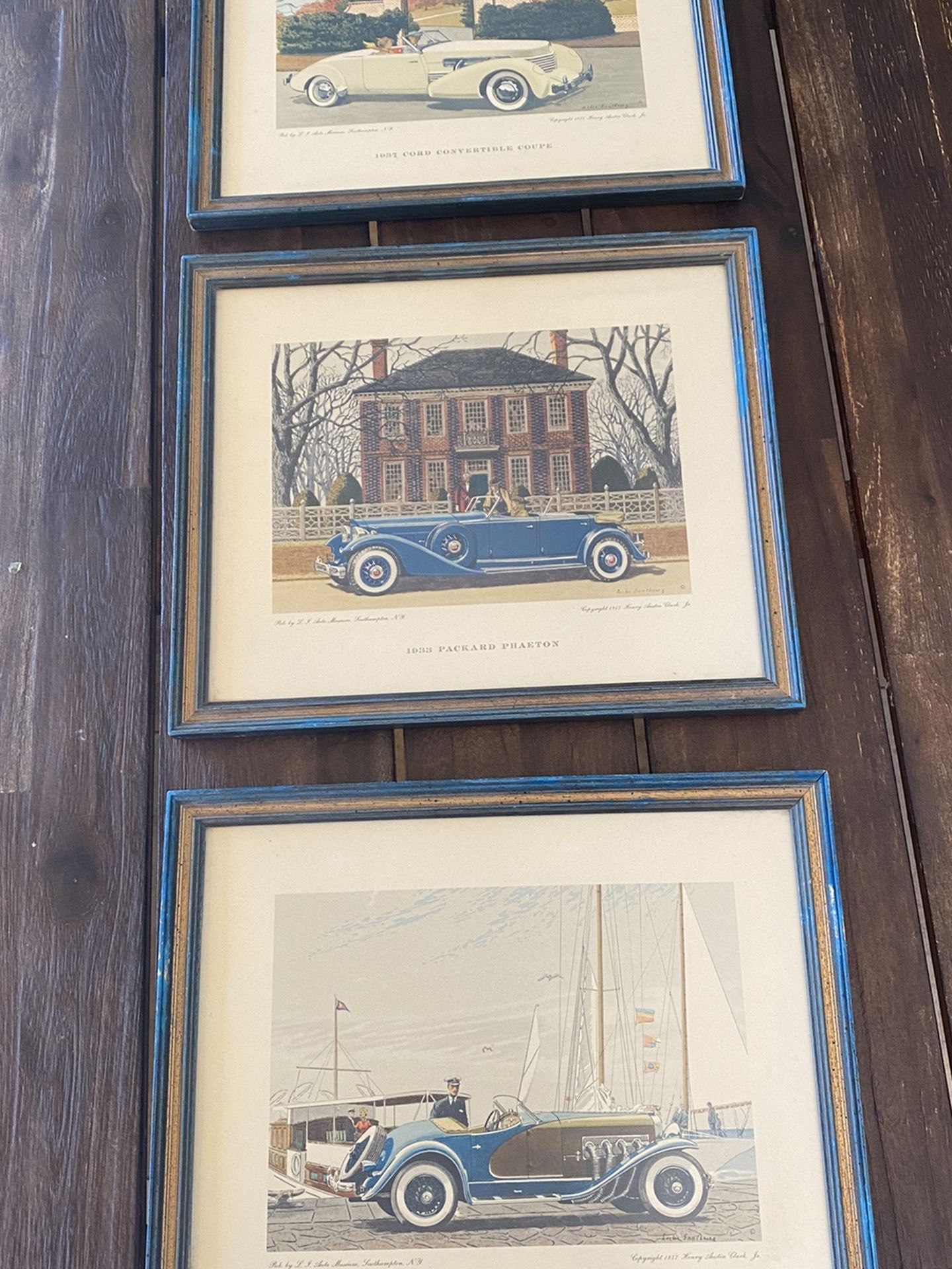 Classic Car Prints from the 50s.