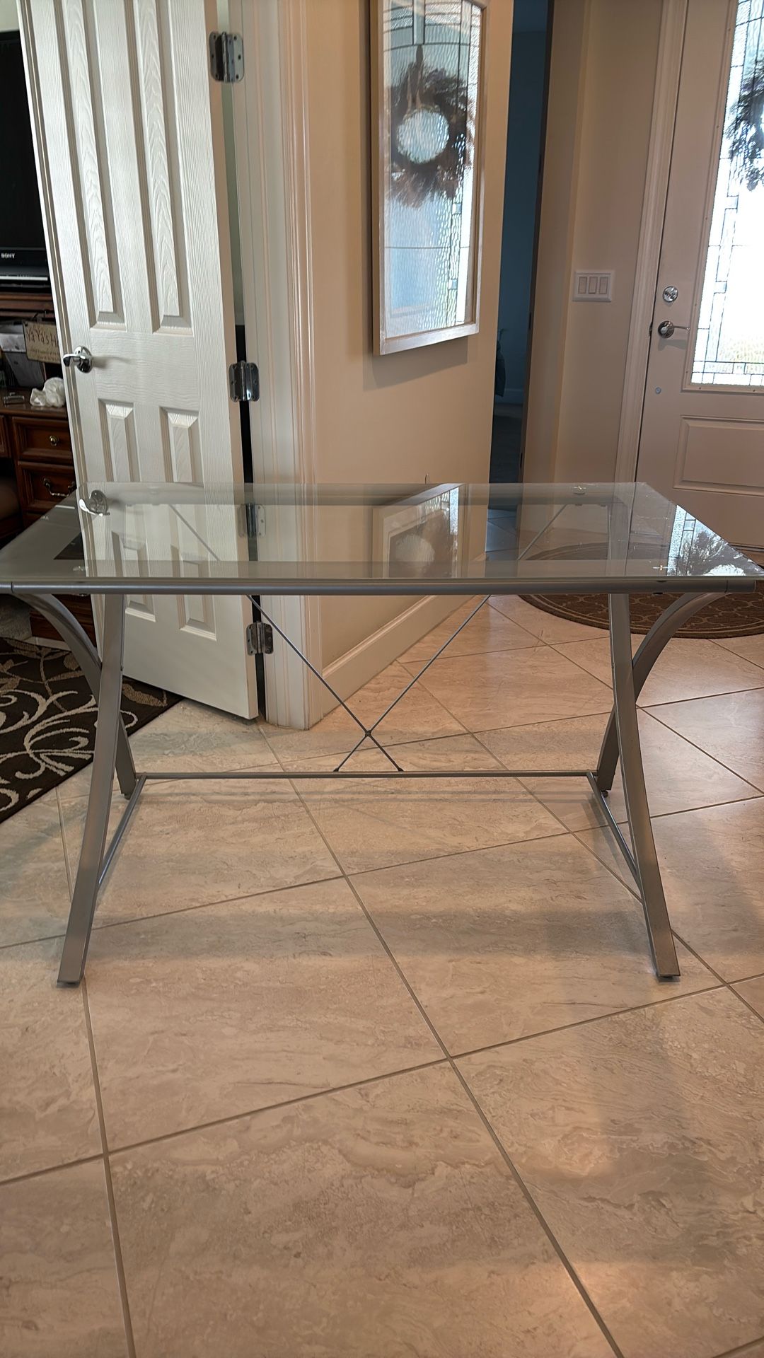 Glass Desk Table