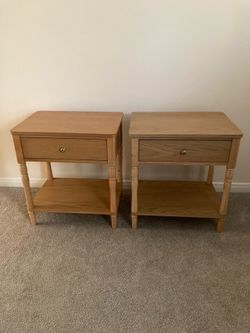 Two same new nightstands set of two