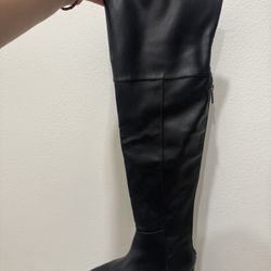 Guess Knee High Leather Boots 