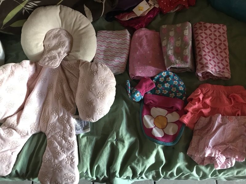 Newborn girl items