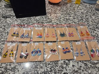 Handmade Beaded Earings 
