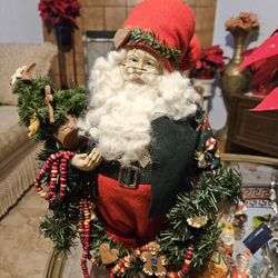 Vintage Lynn Haney Mr. Gingerbread Santa 