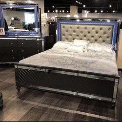 NEW QUEEN AND KING SIZE BED WITH MATTRESS AND BOXSPRING INCLUDING FREE DELIVERY 
