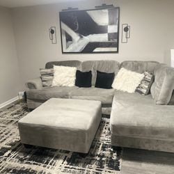 Couch And Ottoman For Sale