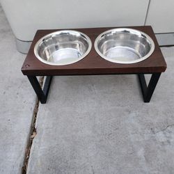 Raised Dog Feeder