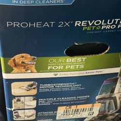 bissell pet carpet cleaner. used 1time 