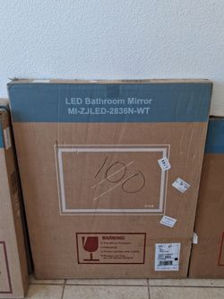 LED bathroom mirror
