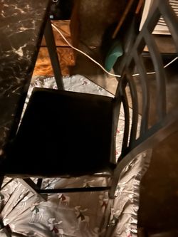 Faux marble dining set  with 4 chairs
